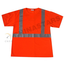 wicking jersey fabric CSA ZA reflective safety T-shirt